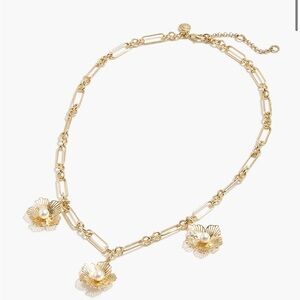 J. Crew Floral Statement Necklace